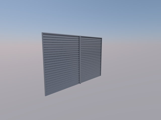 Aluminiumlamellenfüllung 3m Anthrazit