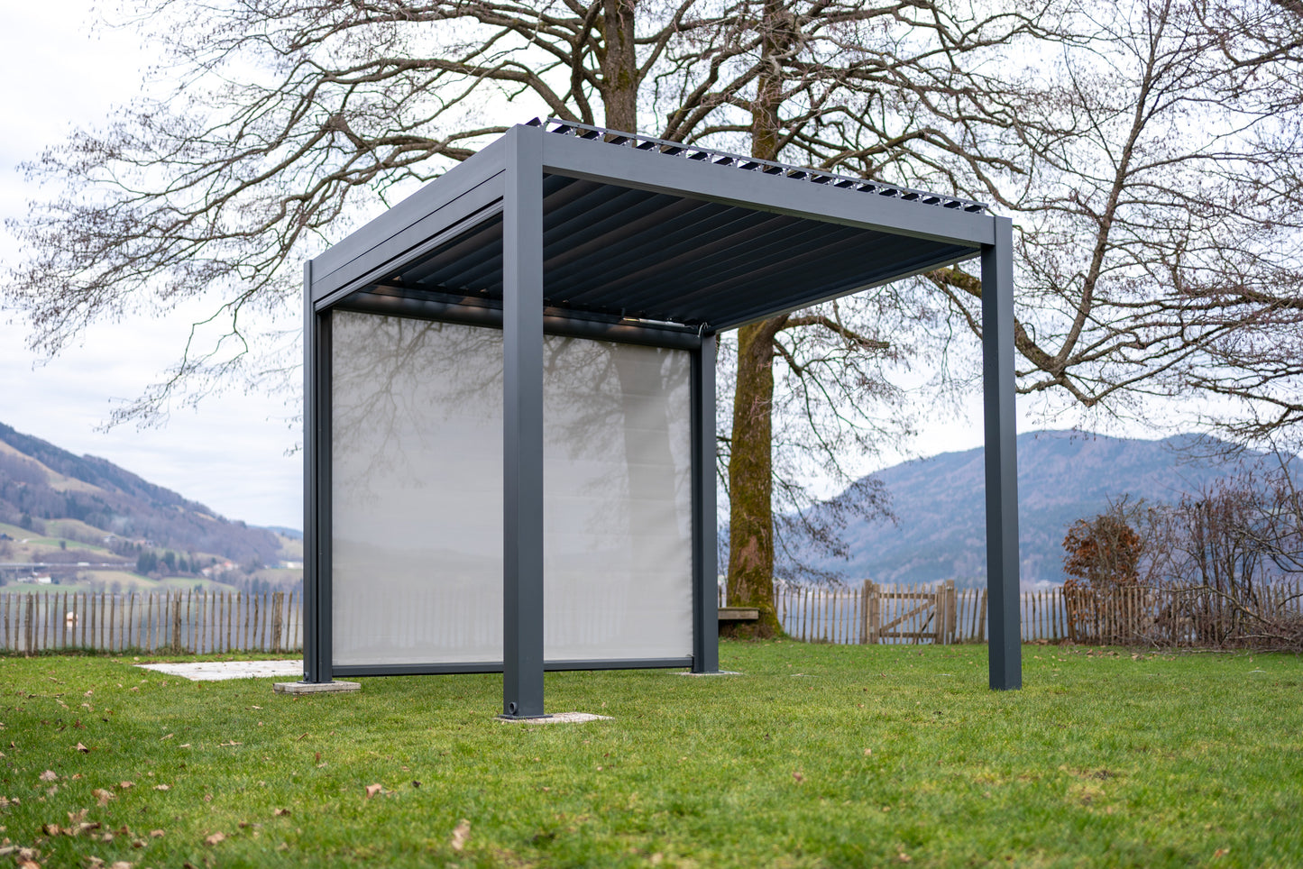 Lamellendach 4m x 4m