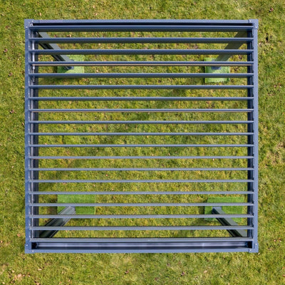 4x4m / (3.94x3.94m) / 4 Stützen